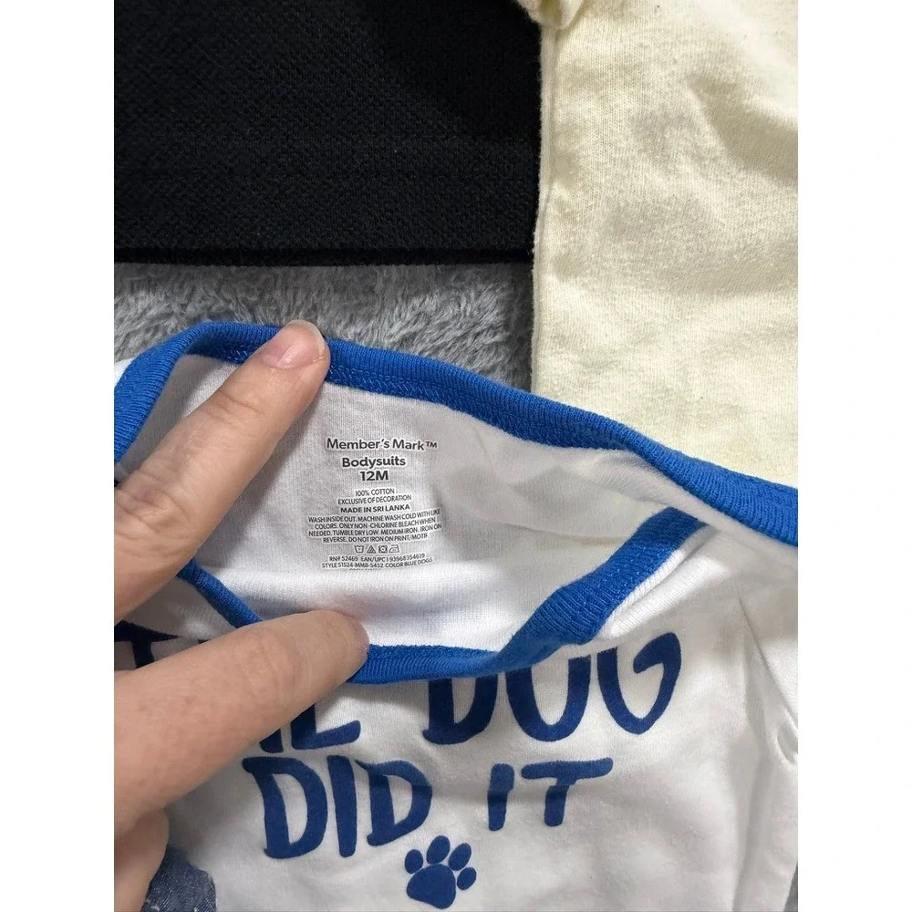Baby 12M Clothing Bundle 6pc Carters Disney Cat & Jack US Polo Assn Blue‎ Black